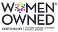 A logo for women 's business expo and national council.